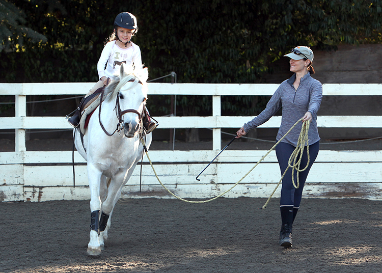 Riding lesson